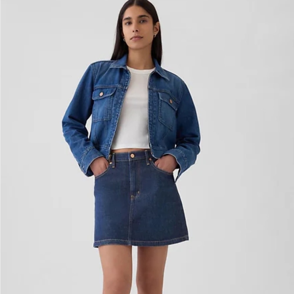 Denim Mini Skirt - Gap